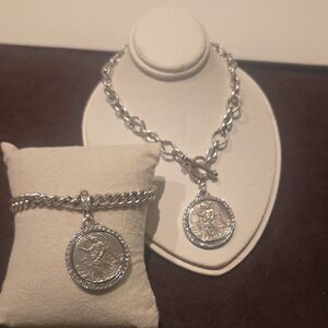 Beighton Serenity Coin Pendant Jewelry Set